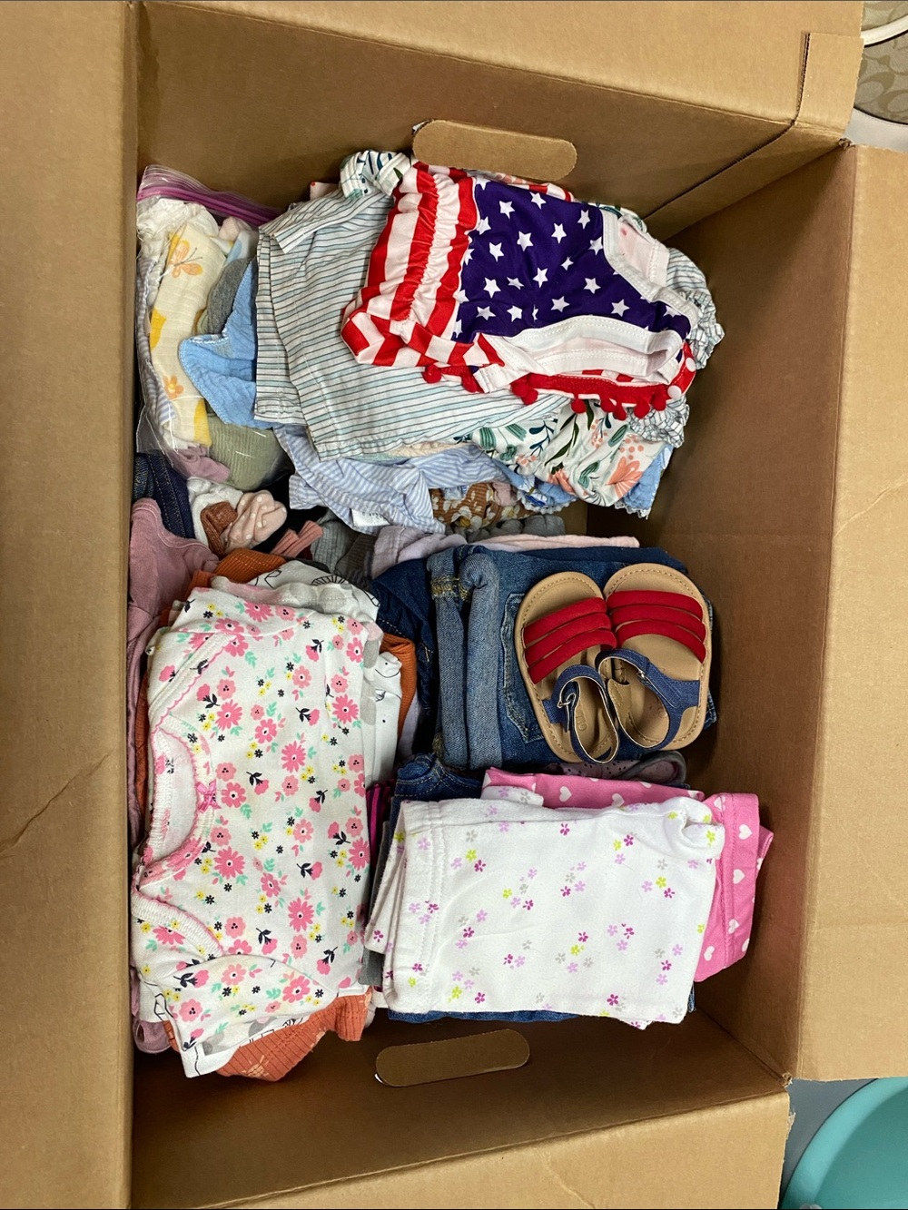 Mixed Lot NB to 3-6 months baby girl clothes